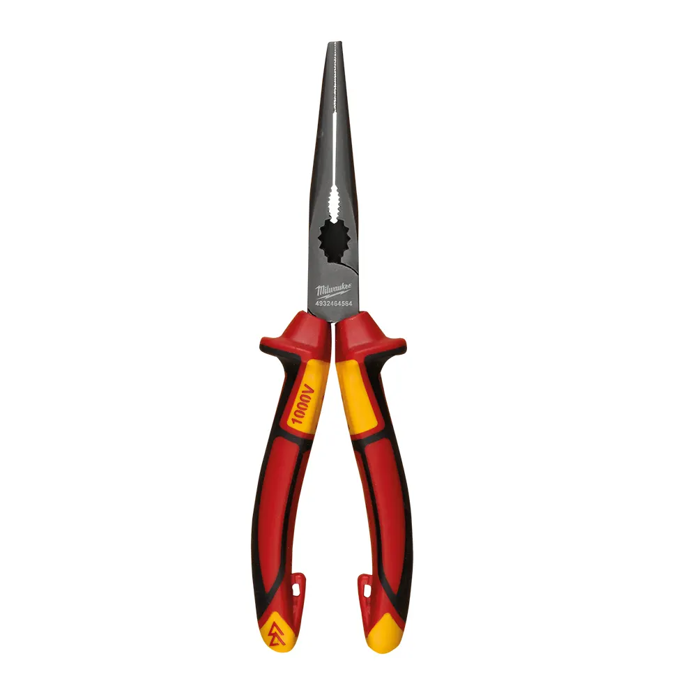 MILWAUKEE 205mm VDE Long Nose Pliers 4932464564