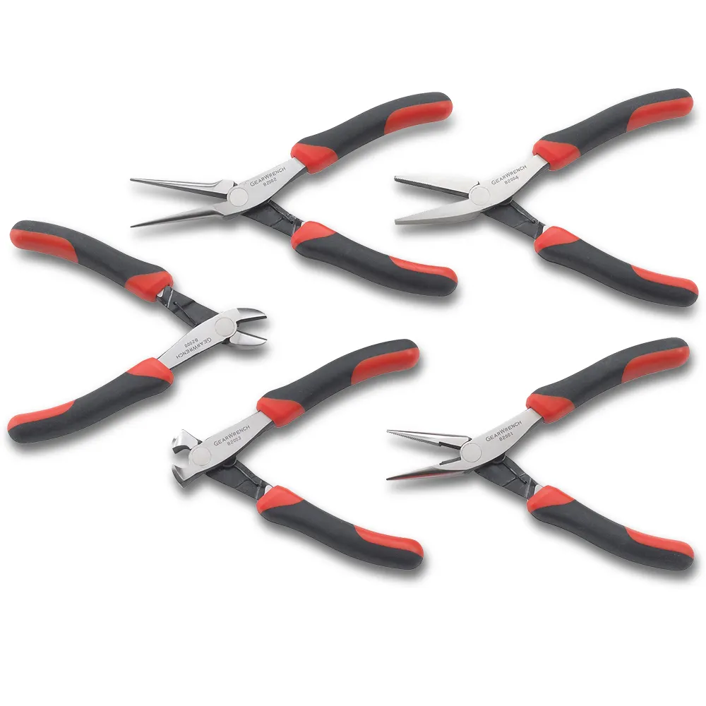 GEARWRENCH 5 Pc. Mixed Mini Dual Material Plier Set 82100