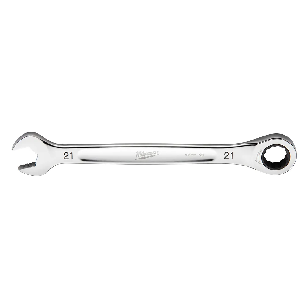 MILWAUKEE 21mm 144T Ring & Open Metric Ratcher Spanner 45969321