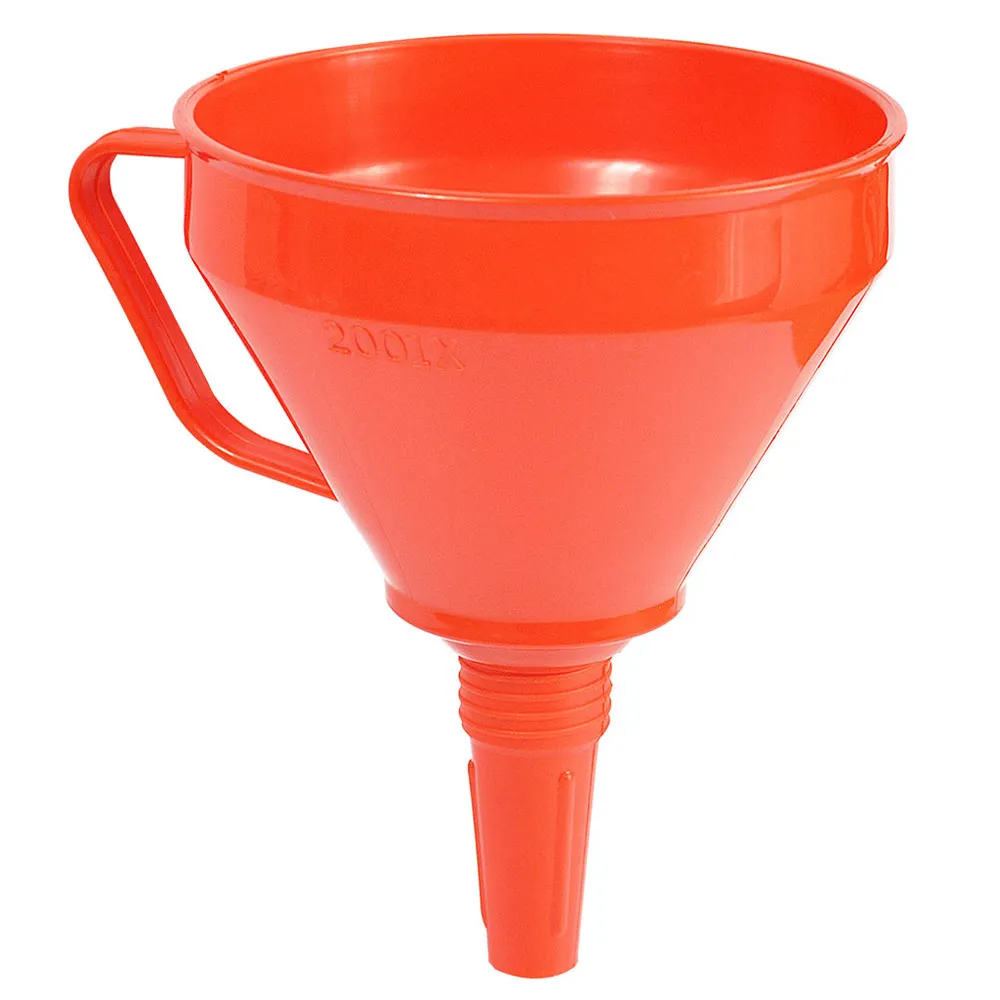 BYNORM Universal 6 1/2" Plastic Funnel with Removal Mesh Filter 330-555