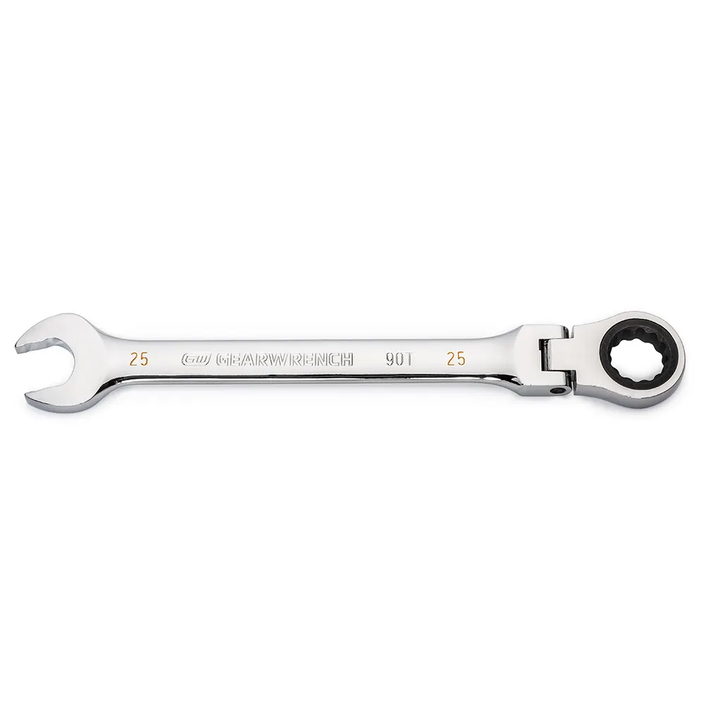GEARWRENCH 25mm 90T Flexhead Ratcheting Combination Wrench 86725