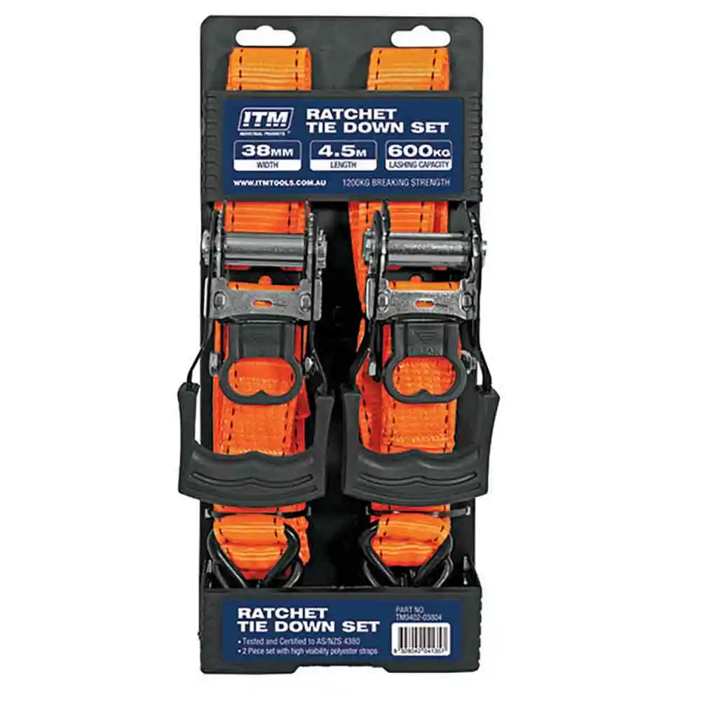ITM 600kg Strap Ratchet - 2 Pack TM9402-03804