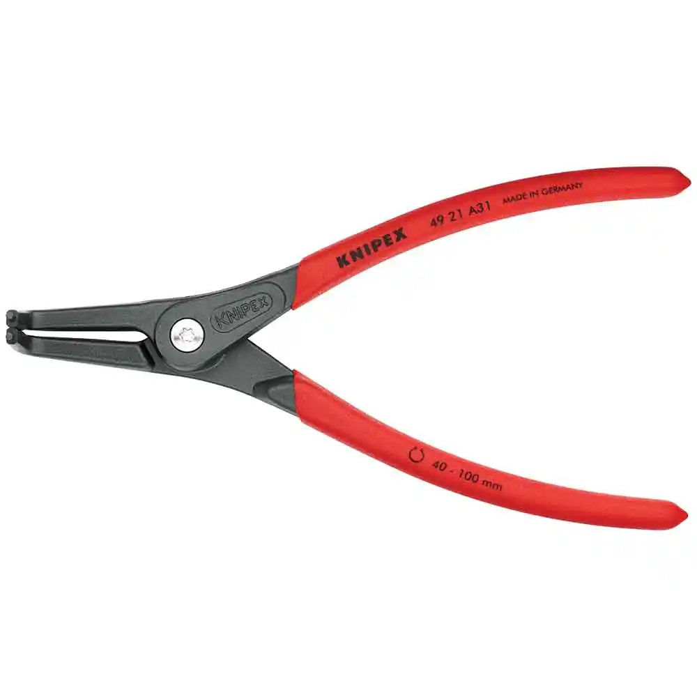 KNIPEX 210mm Precision Ext Circlip Bent 4921A31SB