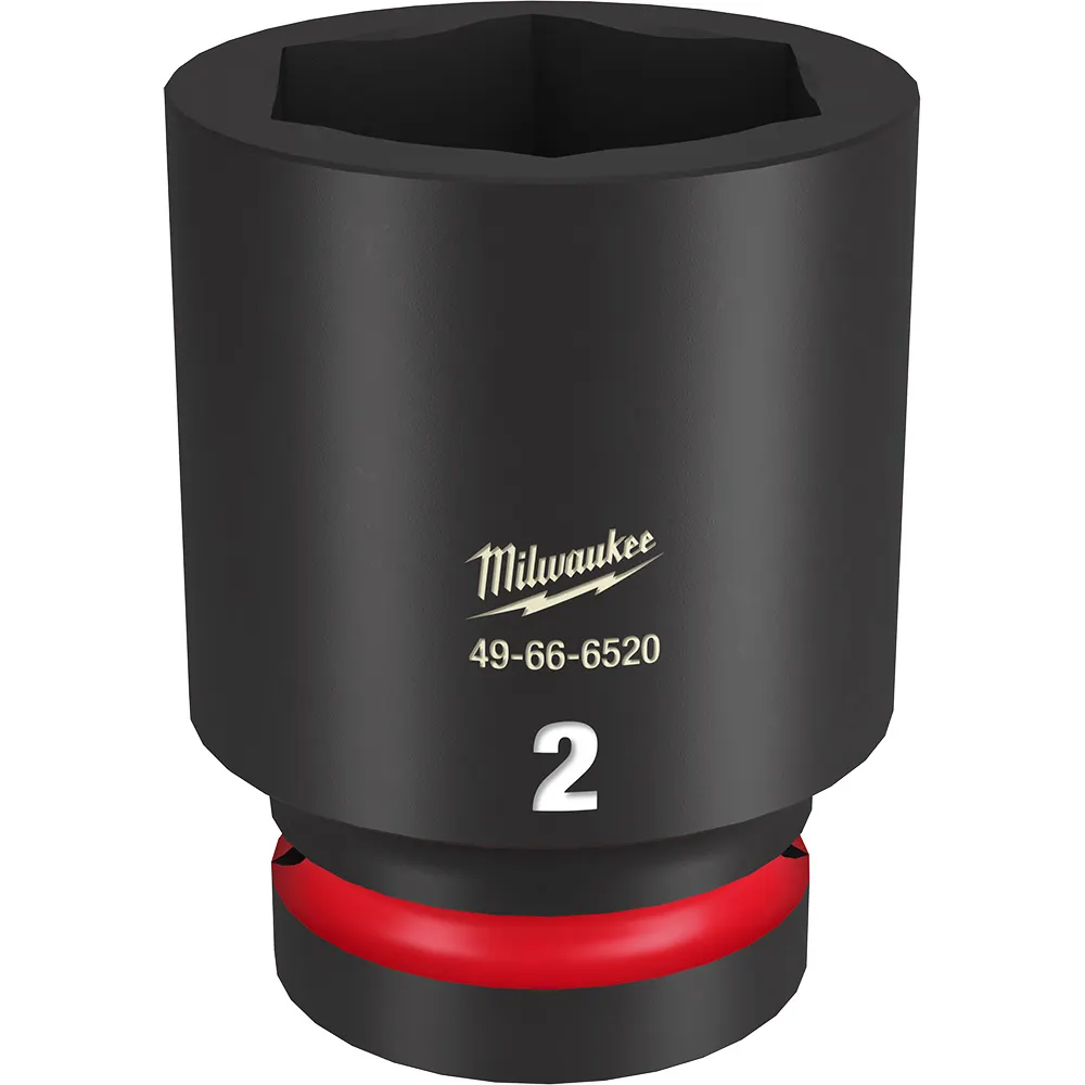 MILWAUKEE SHOCKWAVE 1" Drive 2" Deep 6 Point Impact Socket 49666520