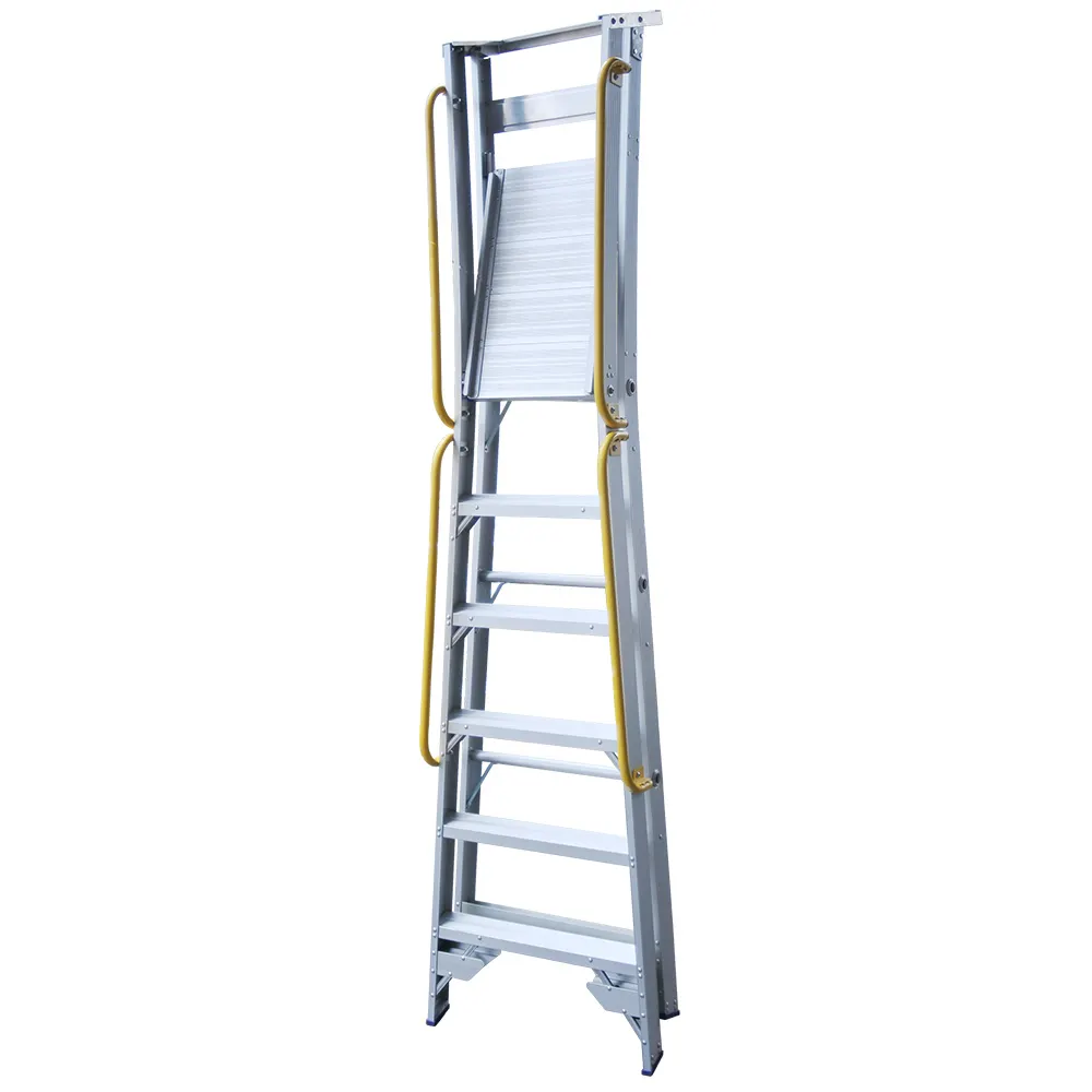 INDALEX Aluminium Platform Ladder Side Handrail Set PROPSHR