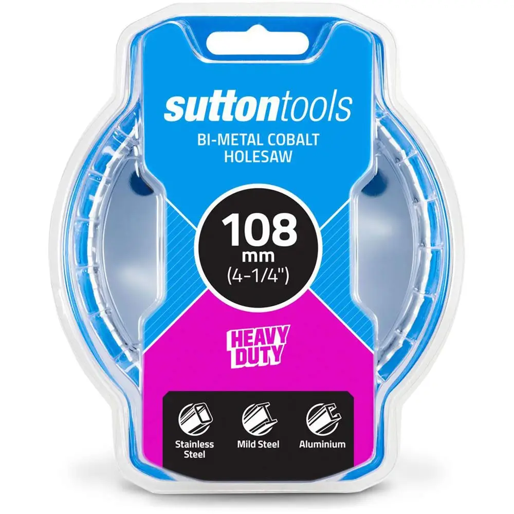 SUTTON 108mm (4.1/4inch) Bi-Metal Cobalt Holesaw