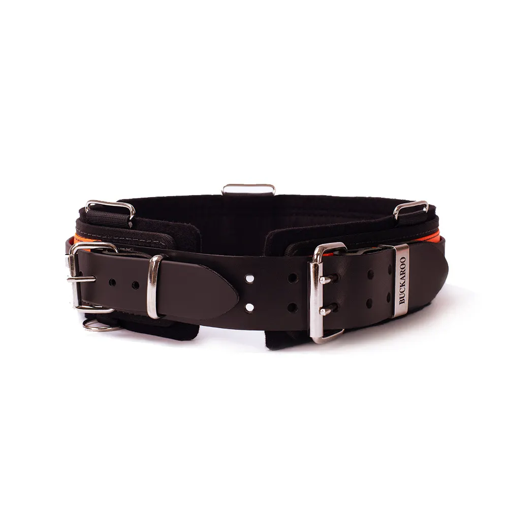 BUCKAROO 40inch Signature Tradesman's Back Support Tool Belt Black TMSRCB40