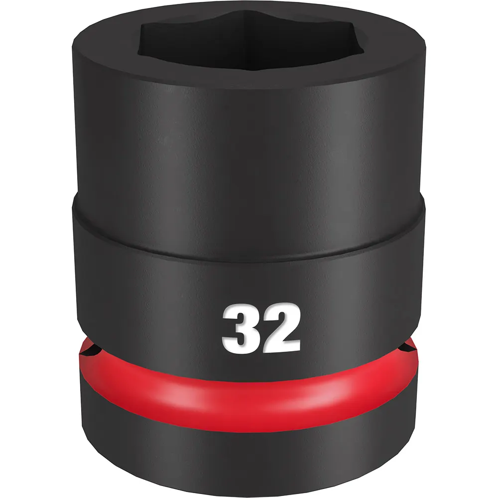 MILWAUKEE SHOCKWAVE 1inch Drive 32mm Standard 6 Point Impact Socket 49666597