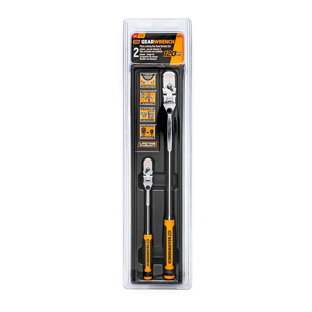 GEARWRENCH 1/4inch & 3/8inch Drive 120XP Wrench Set - 2 Piece 81381