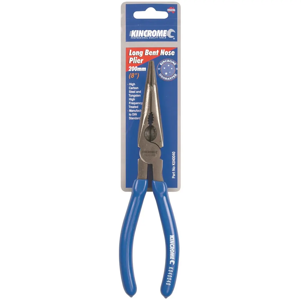 KINCROME 200mm Bent Long Nose Plier K040040