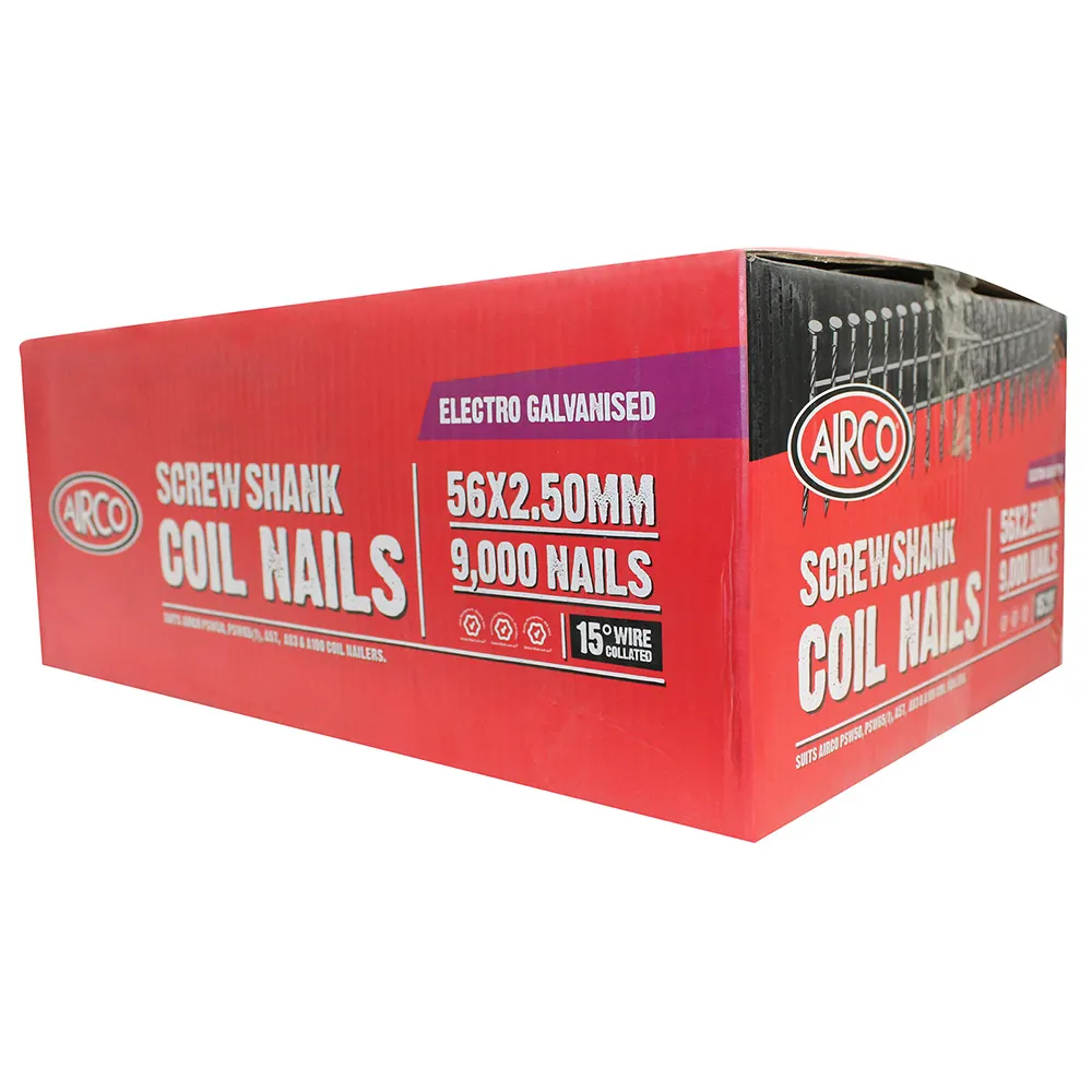 AIRCO Fencing Coil Nail - 56 x 2.5mm YA56251S