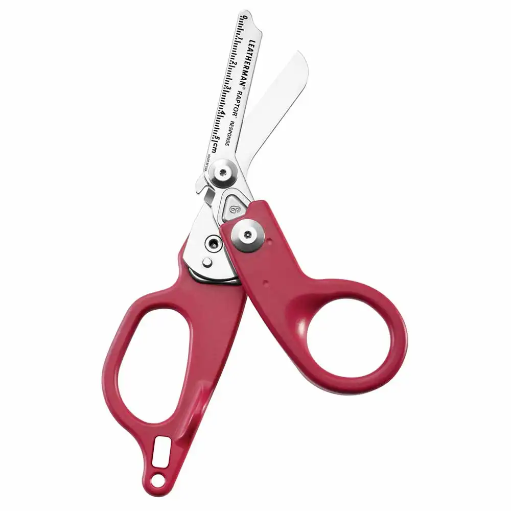 LEATHERMAN INC 4 Built-In Ems Tools Crimson Handles - Box YL832965
