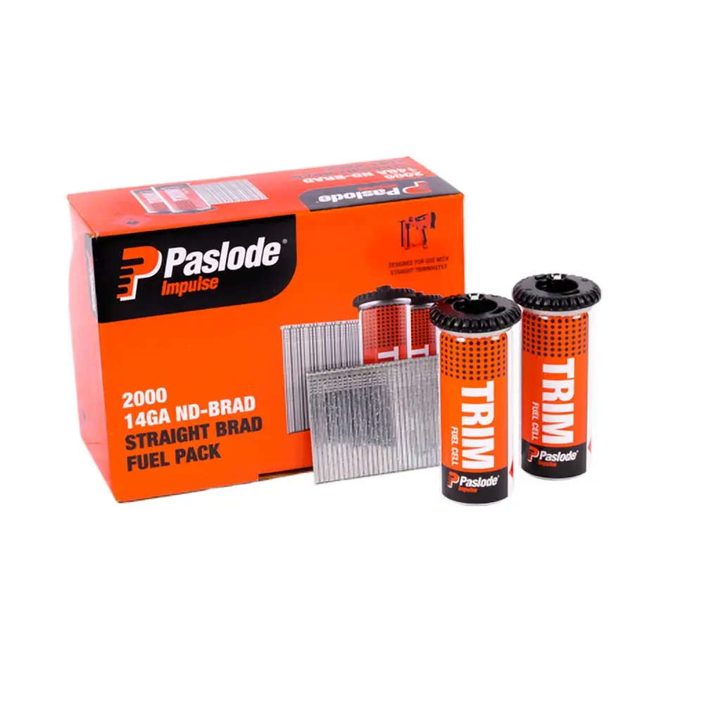 PASLODE 50 x 2.0mm 14GA ND Series Brad w/ Fuel 2000 Box B20643