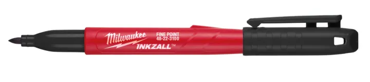 MILWAUKEE INKZALL 4 Pack Assorted Colours Fine Permanent Marker 48223106