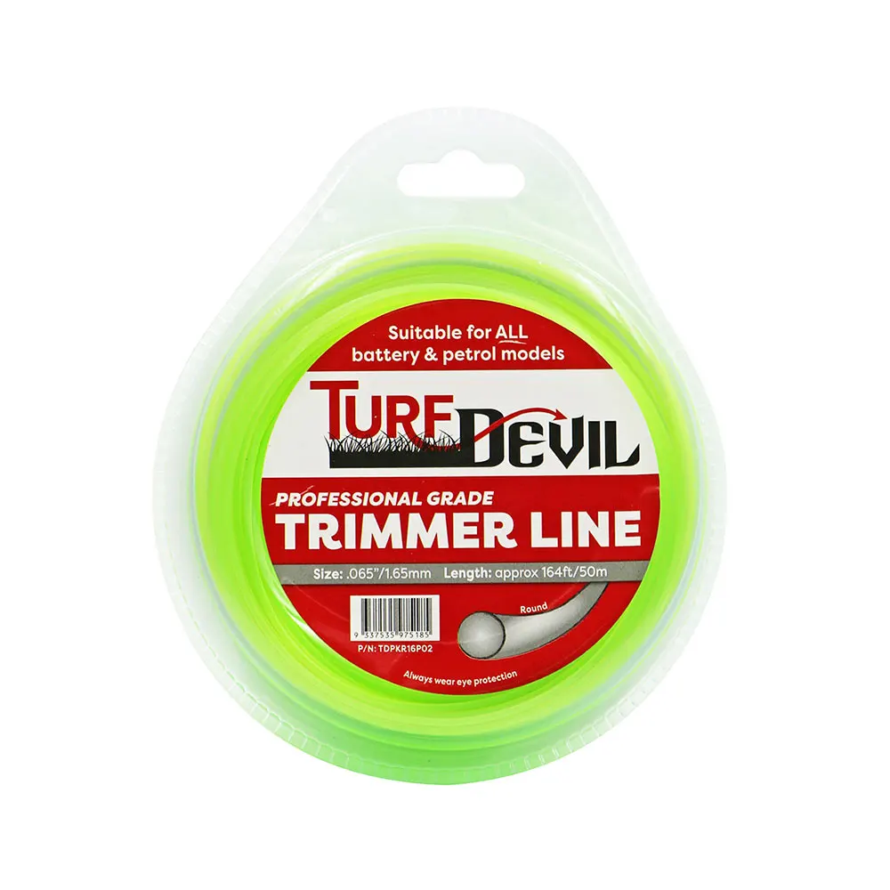 TURF DEVIL 1.65mm Professional Trimmer Line "Round" TDPKR16P02