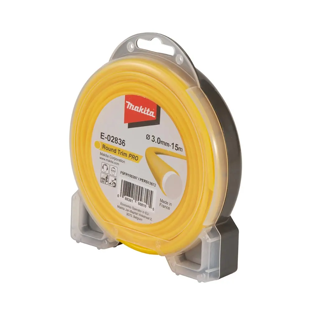 MAKITA 3mm X 15m Round Trim Pro Line Yellow E-02836