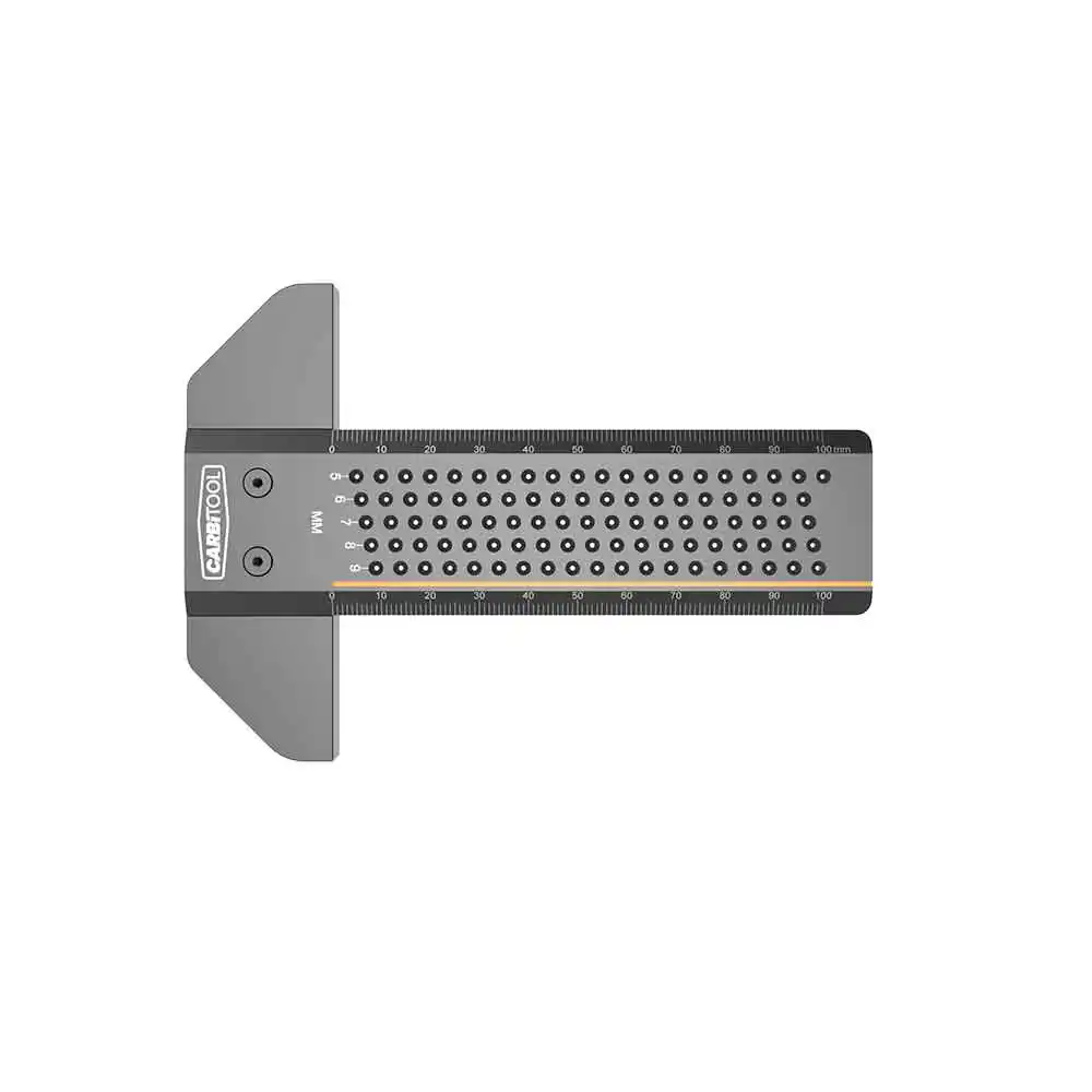 CARBITOOL 100mm Woodworking Precision Square T-Ruler CBMCH0100