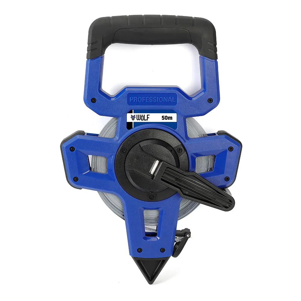 WOLF 50M HEAVY DUTY OPEN REEL TAPE MEASURE WTO050