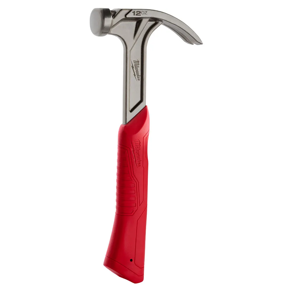 MILWAUKEE 12oz Smooth Face Hybrid Claw Finish Hammer 48229019A