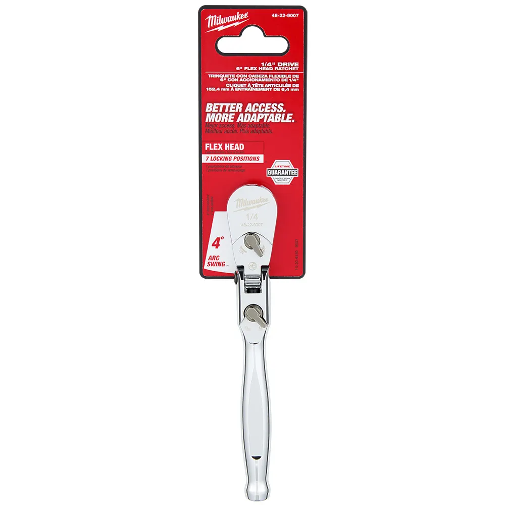 MILWAUKEE 1/4" Flex Head Ratchet 48229007