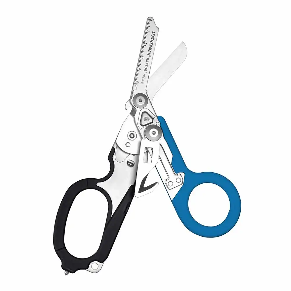 LEATHERMAN INC 6 Built-In Ems Tools Blue/Black Handles - Box YL833066