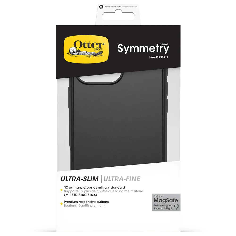 OTTERBOX Symmetry MagSafe Case - For iPhone 16 Pro Max - Black 77-96580