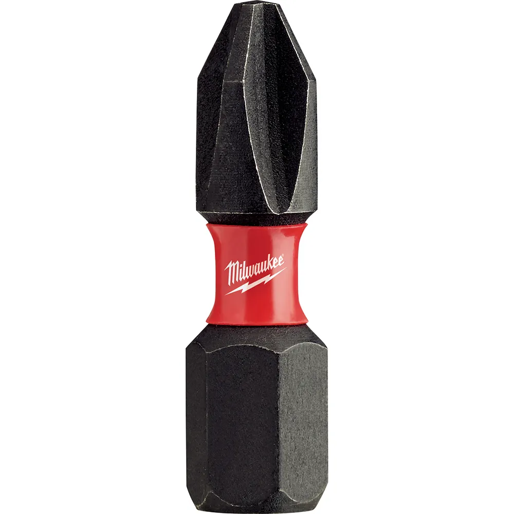 MILWAUKEE PH2 x 25mm Phillips Insert Screwdriver Bit - SHOCKWAVE - 25 Piece 48324604