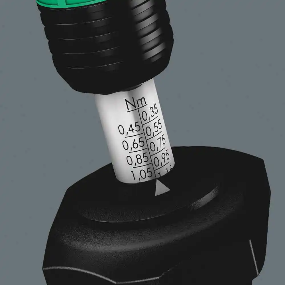 WERA Adjustable Torque Screwdriver (0.3-1.0 Nm) w/ Rapidaptor Quick-release Chuck WER074772