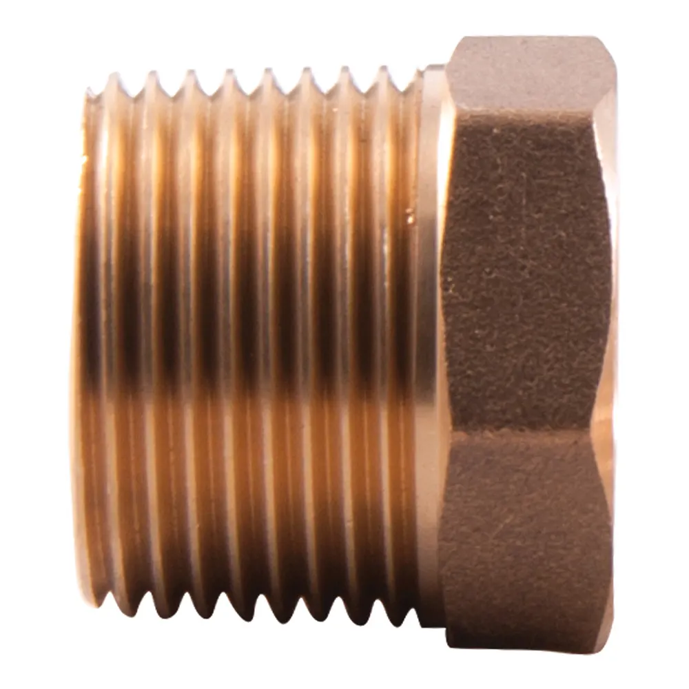 SONSBEEK BUSH 3/4inch -1/4inch BSP M-F 2PK BRASS, CARDED