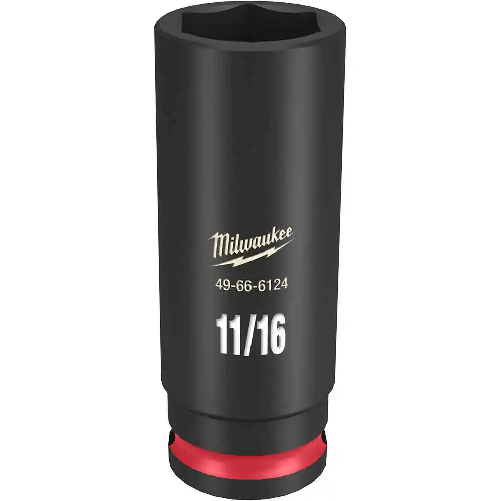 MILWAUKEE SHOCKWAVE 3/8" Drive 11/16" Deep 6 Point Impact Socket 49666124