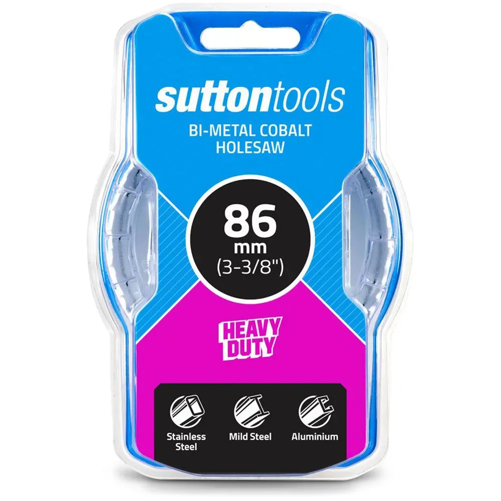 SUTTON 86mm (3.3/8inch) Bi-Metal Cobalt Holesaw