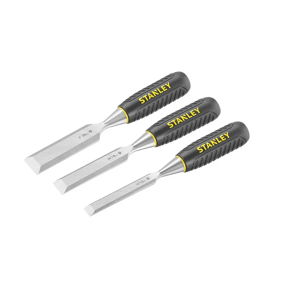 STANLEY 3 Piece 13/19/25mm Wood Chisel Set STHT16727