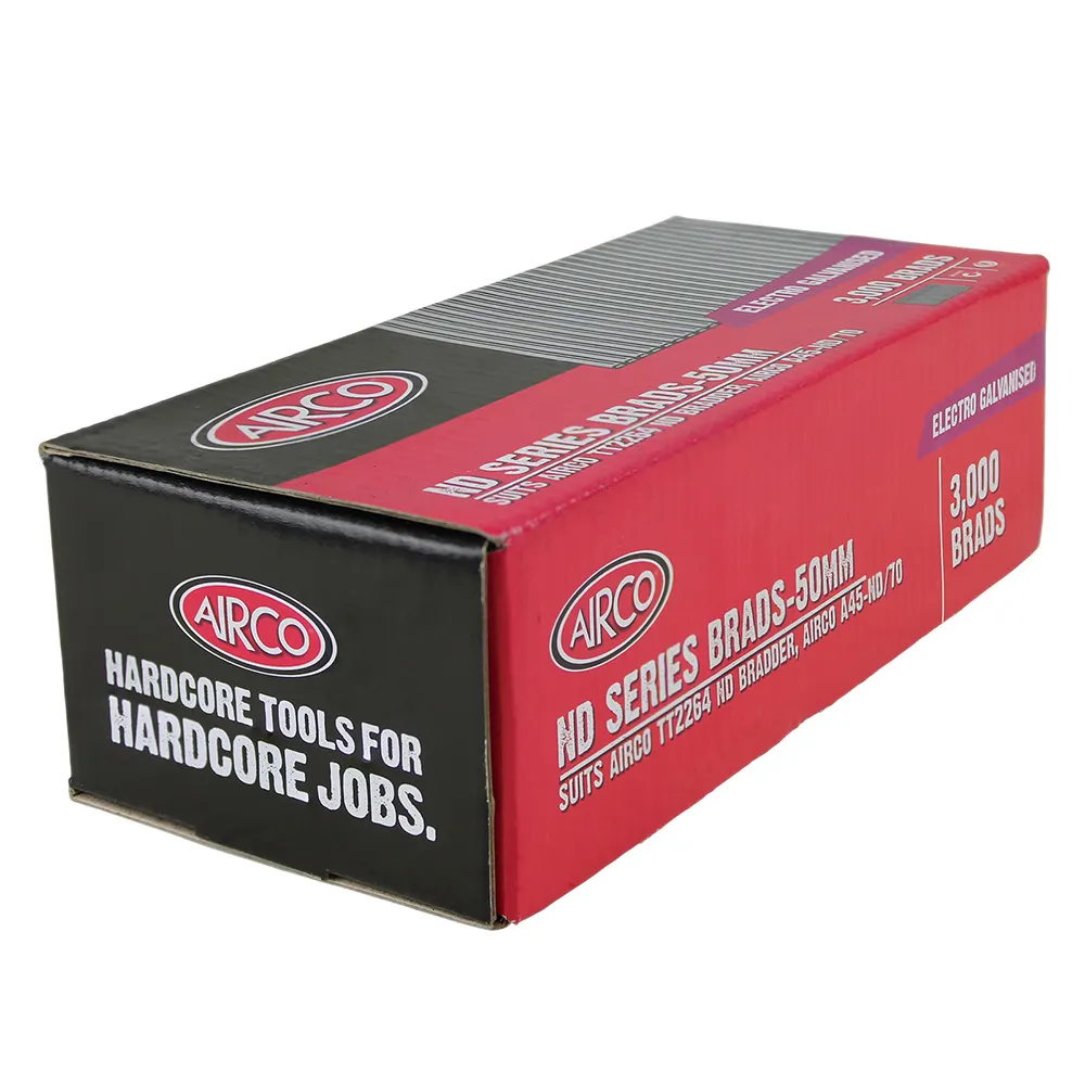 AIRCO ND Series Brad Nails - 50 x 2.1mm BN14500