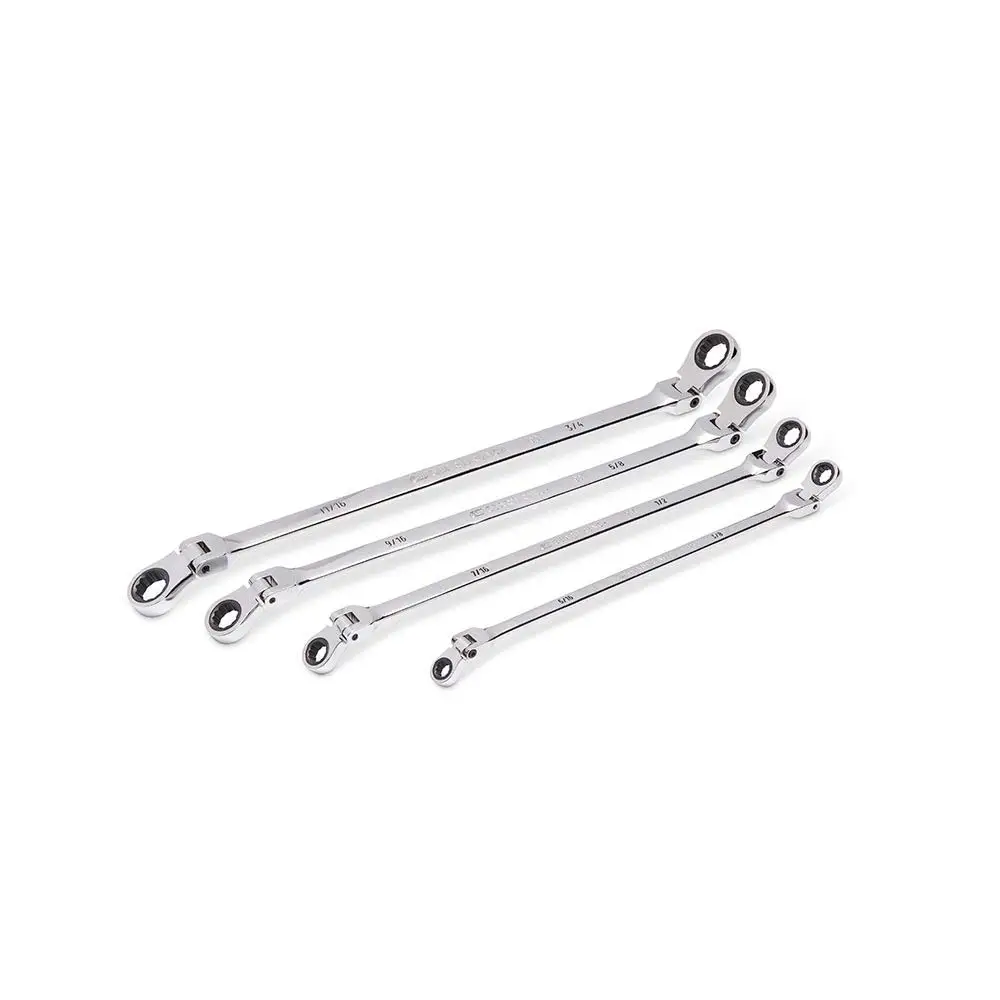 GEARWRENCH 90T SAE Gearbox Double Flex Head Wrench Set - 4 Piece 86831