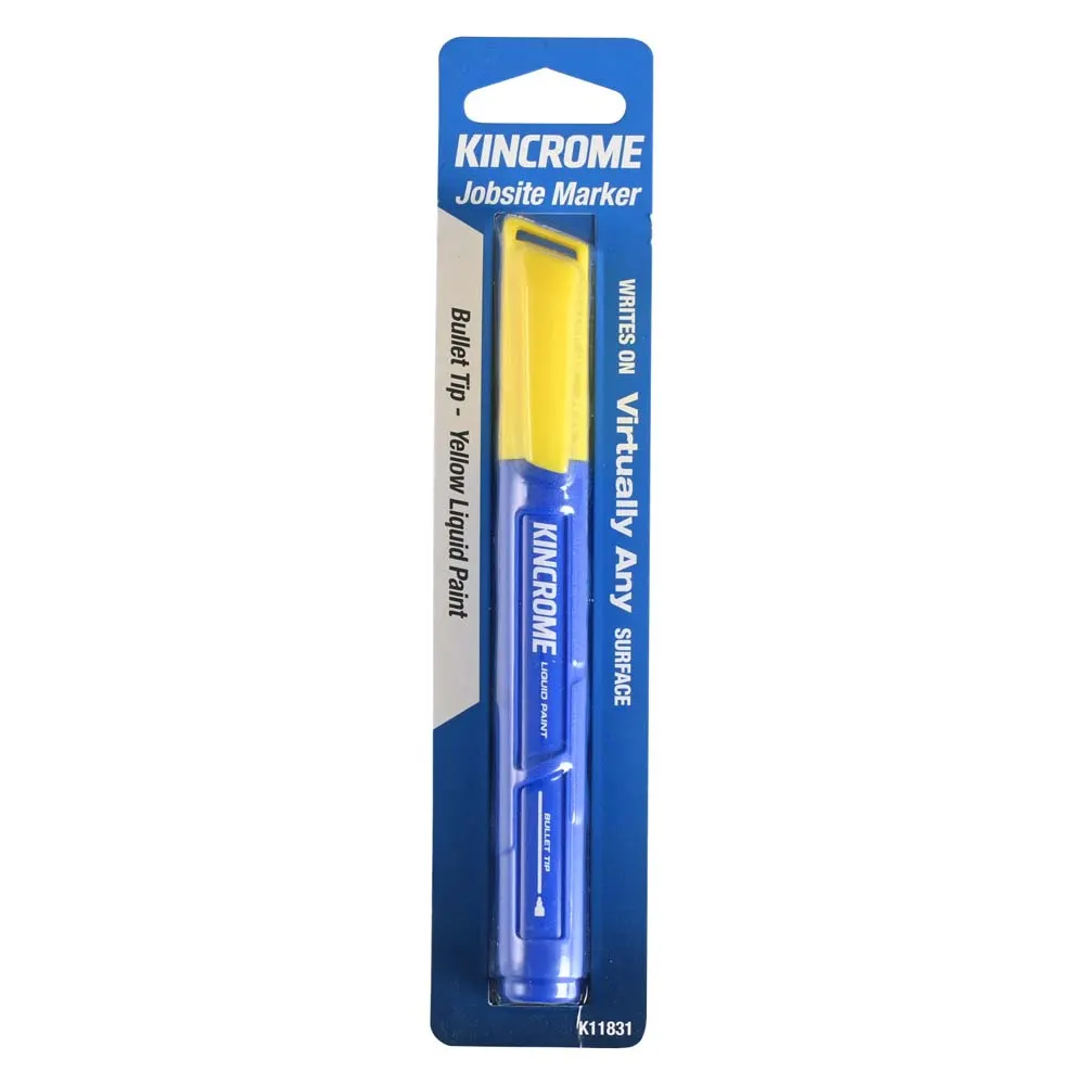 KINCROME Paint Marker Bullet Tip Yellow K11831