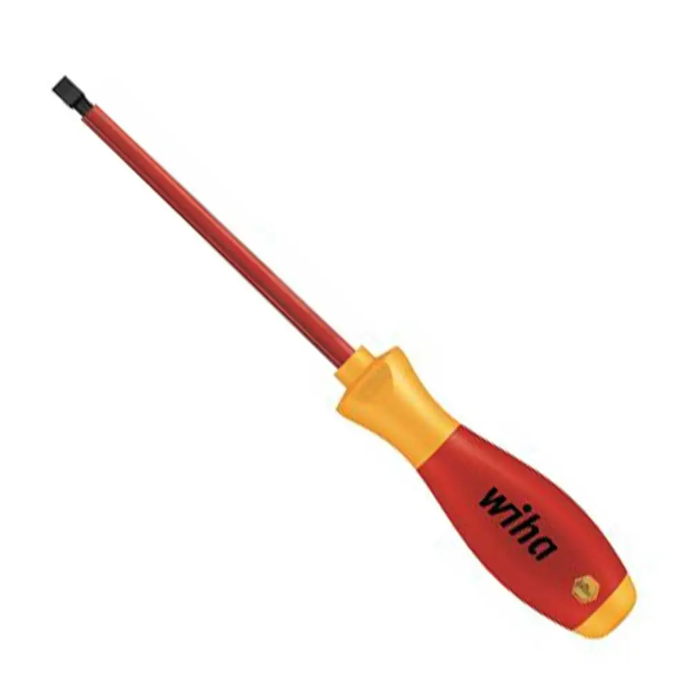 WIHA 4.0mm x 100mm Flat VDE Insulated Screwdriver 40822