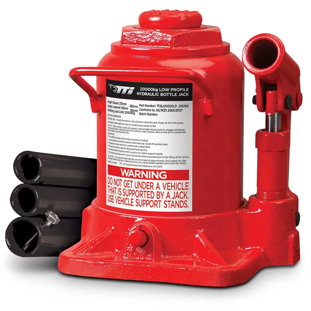 TTI 20000kg Low Profile Hydraulic Bottle Jack TTIBJ20000LP