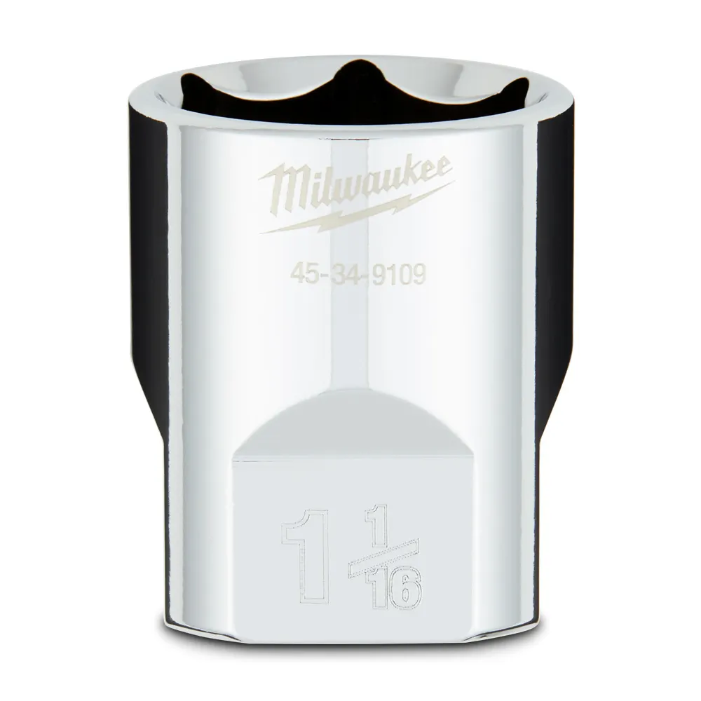 MILWAUKEE 1/2 Drive 1-1/16inch SAE 6-Point Socket 45349109