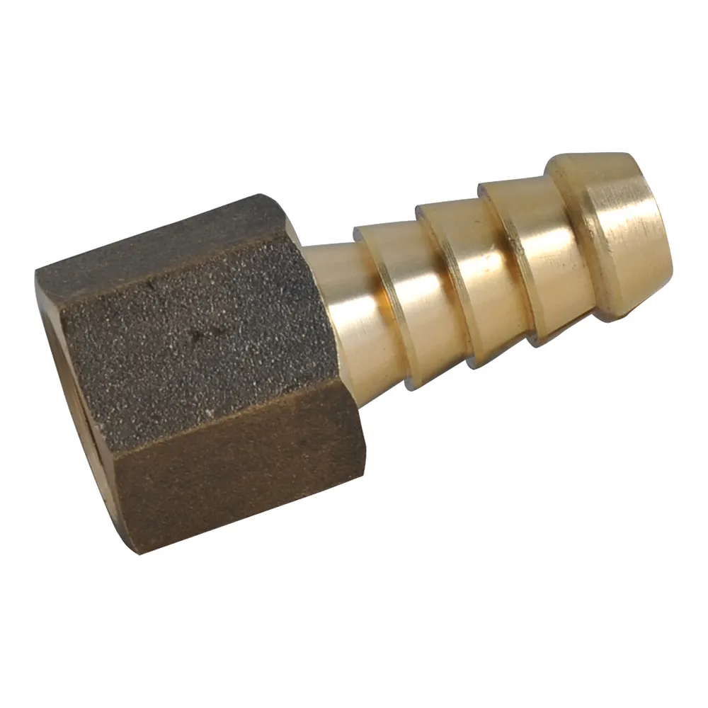 SONSBEEK TAILPIECE 1/2inch BARB 2PK 3/8inch BSP FEMALE, BRASS, CARDED