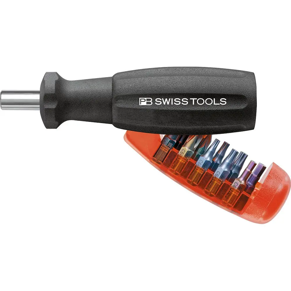 PB SWISS 10 Bits Bit Holder Screwdriver Handle Set - 11 Piece PB 6510.20