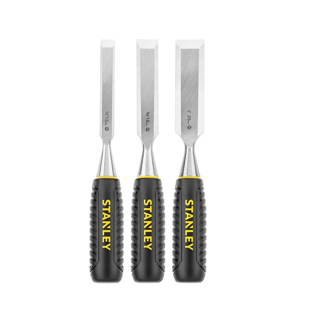 STANLEY 3 Piece 13/19/25mm Wood Chisel Set STHT16727