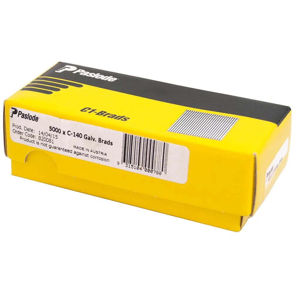 PASLODE 40mm C1 Series Straight Brads 5000 Pack B20081