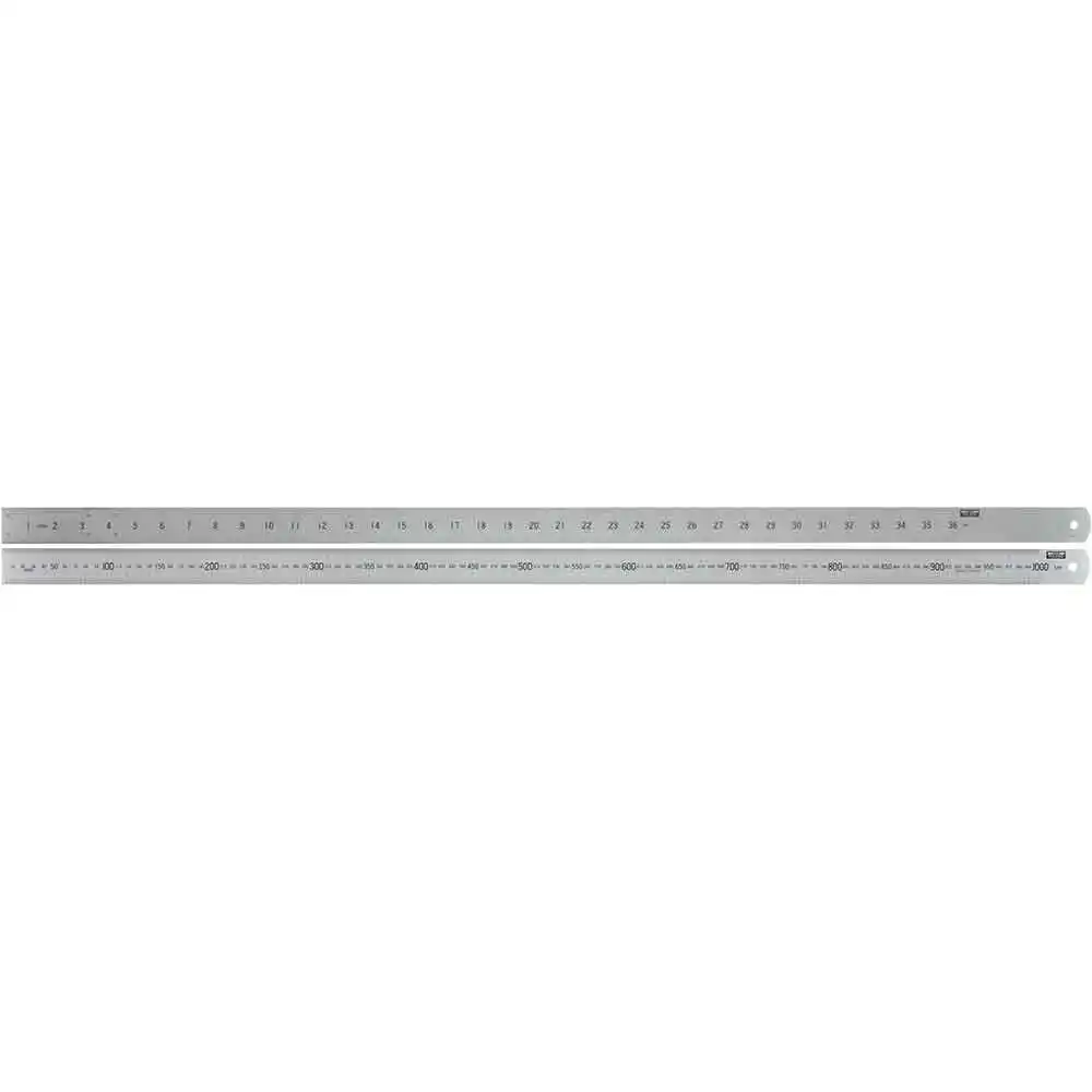 TOLEDO 1000mm Double-Sided Metric & Imperial Stainless Steel Rule 100036