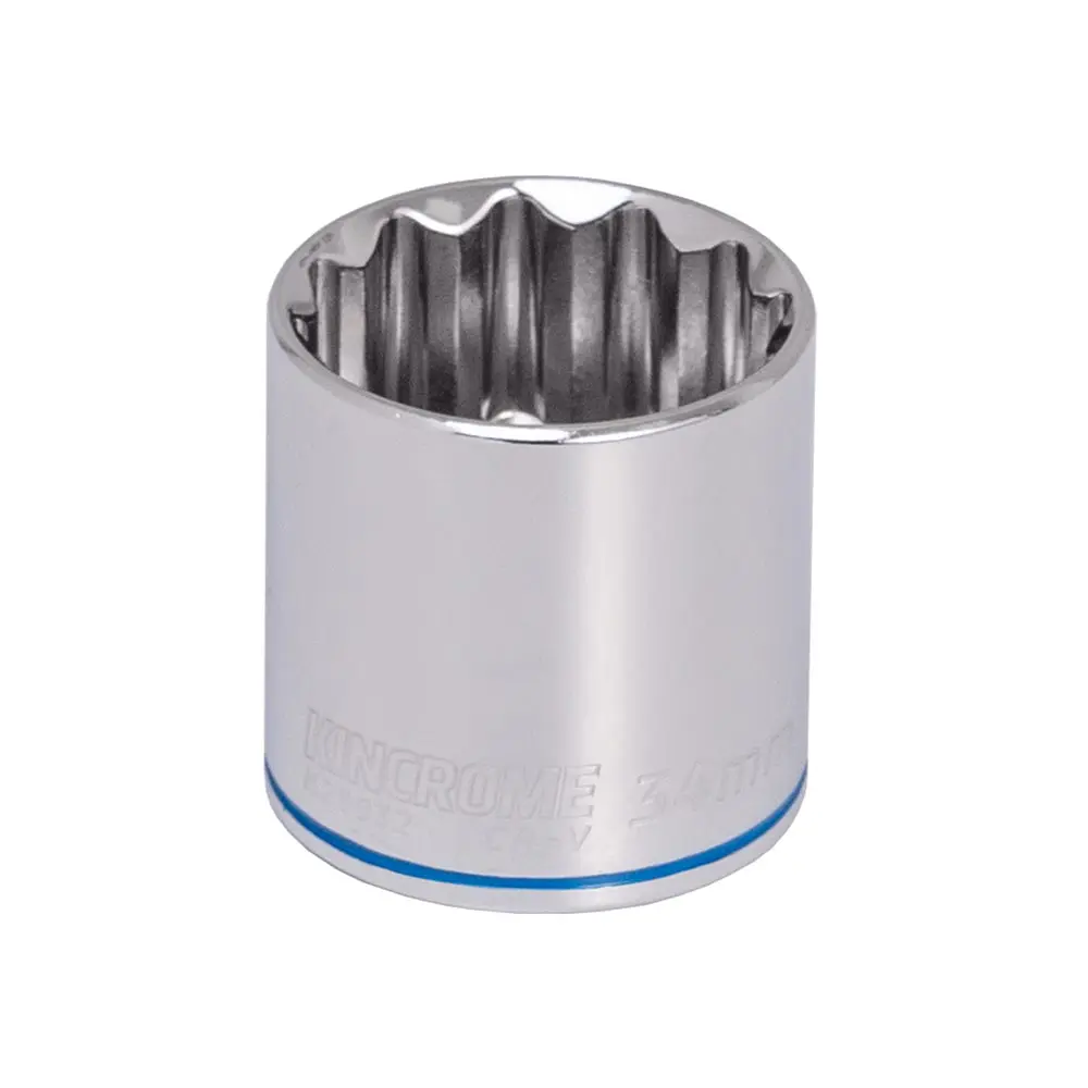 KINCROME 34mm 1/2" Drive Standard Socket  K28832