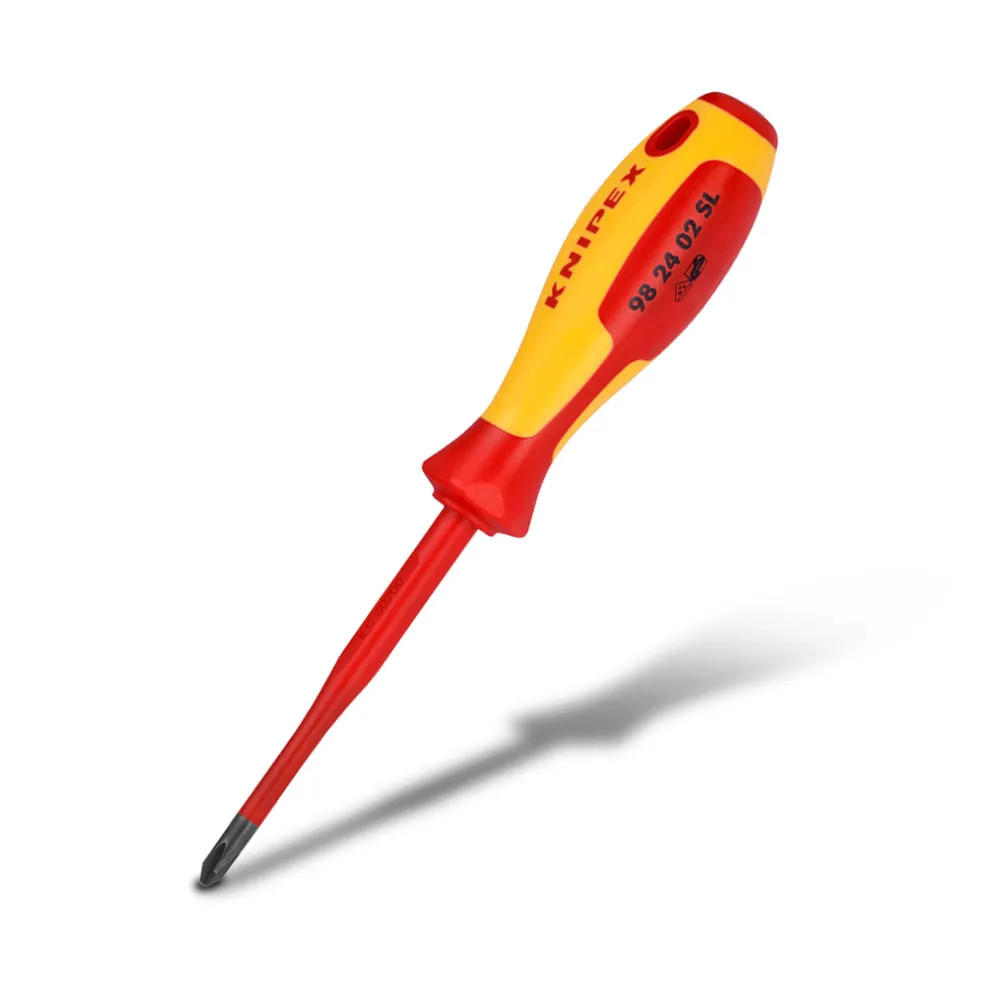 KNIPEX PH2 x 210mm 1000V Slim Screwdriver 98 24 02 SL
