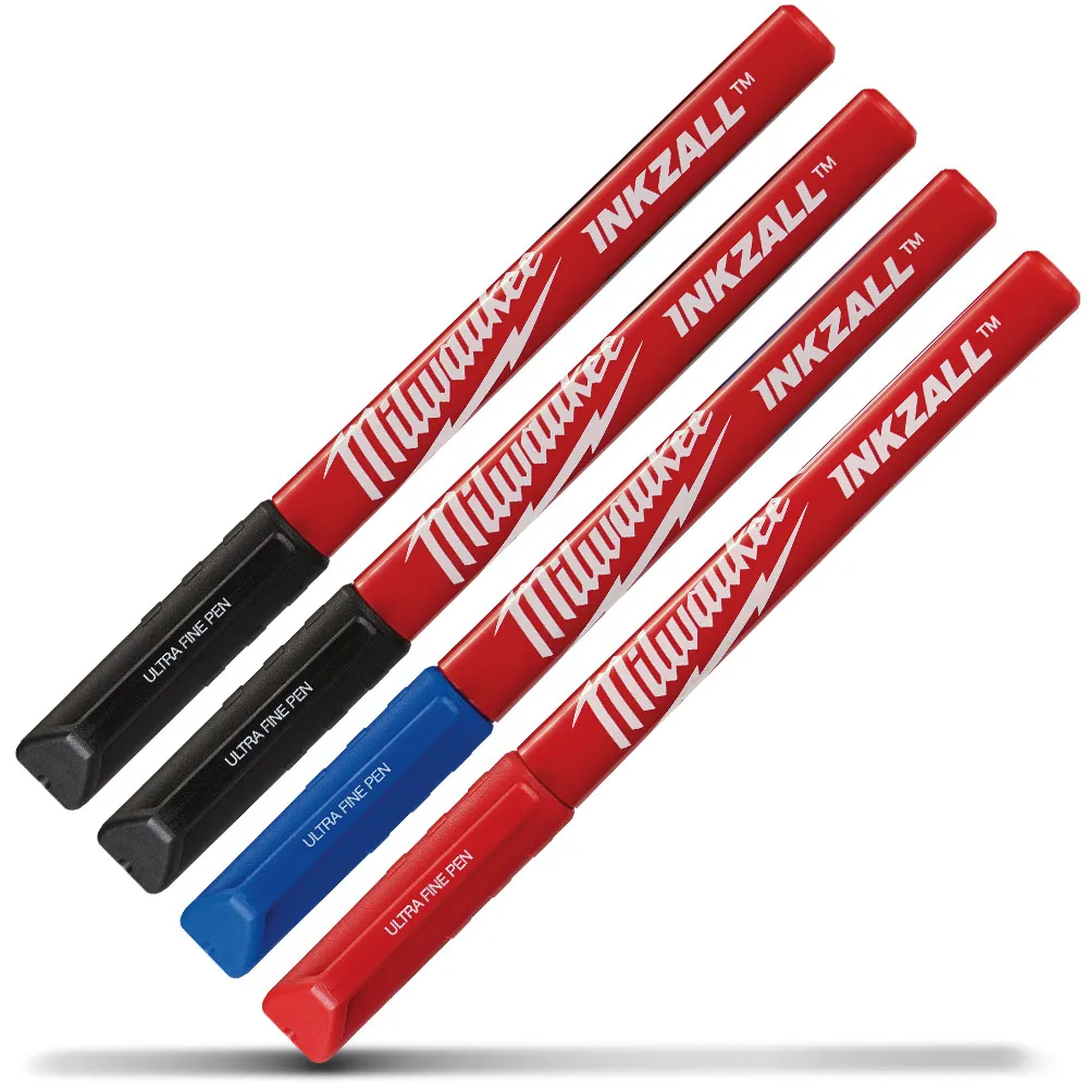 MILWAUKEE INKZALL Colour Ultra Fine Point Pen 4 Pk 48223165