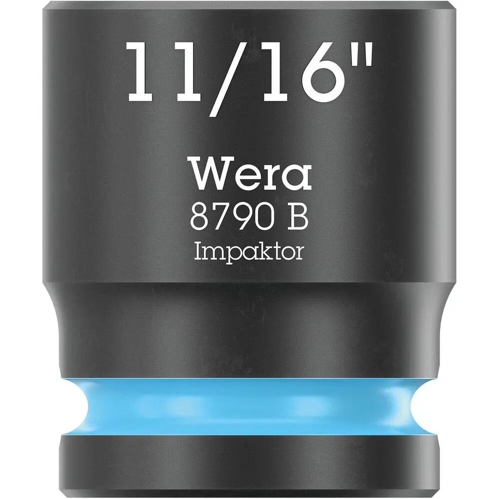WERA 11/16 x 30mm 3/8inch Drive Impact Socket WER005521
