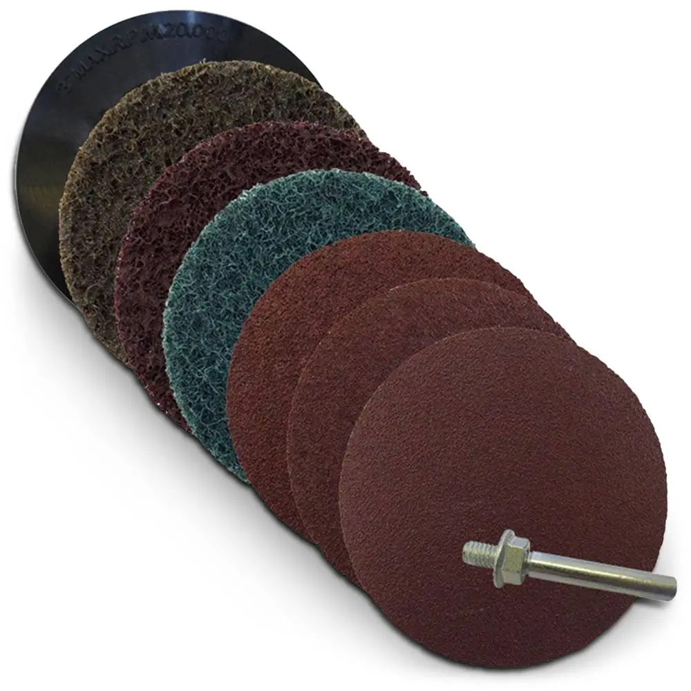 JOSCO BRUMBY 75mm Quick-Change Sanding Disc & Surface Preparation Kit - 7 Piece