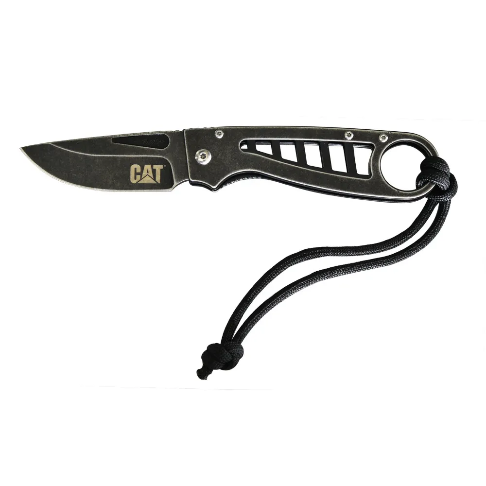 CAT 177mm/7inch Drop Folding Point Skeleton Knife Sport 980001
