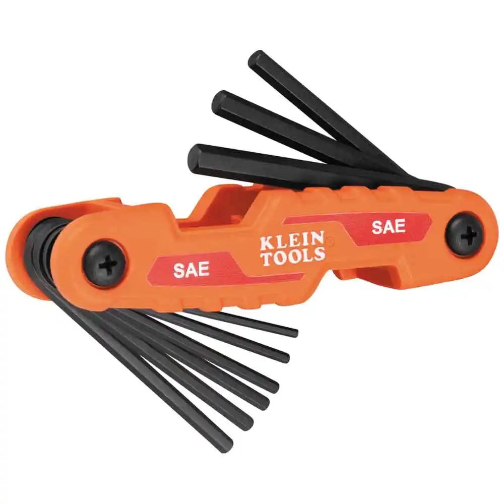 KLEIN SAES Fold Compact Hex Key Set - 9 Keys A-70540